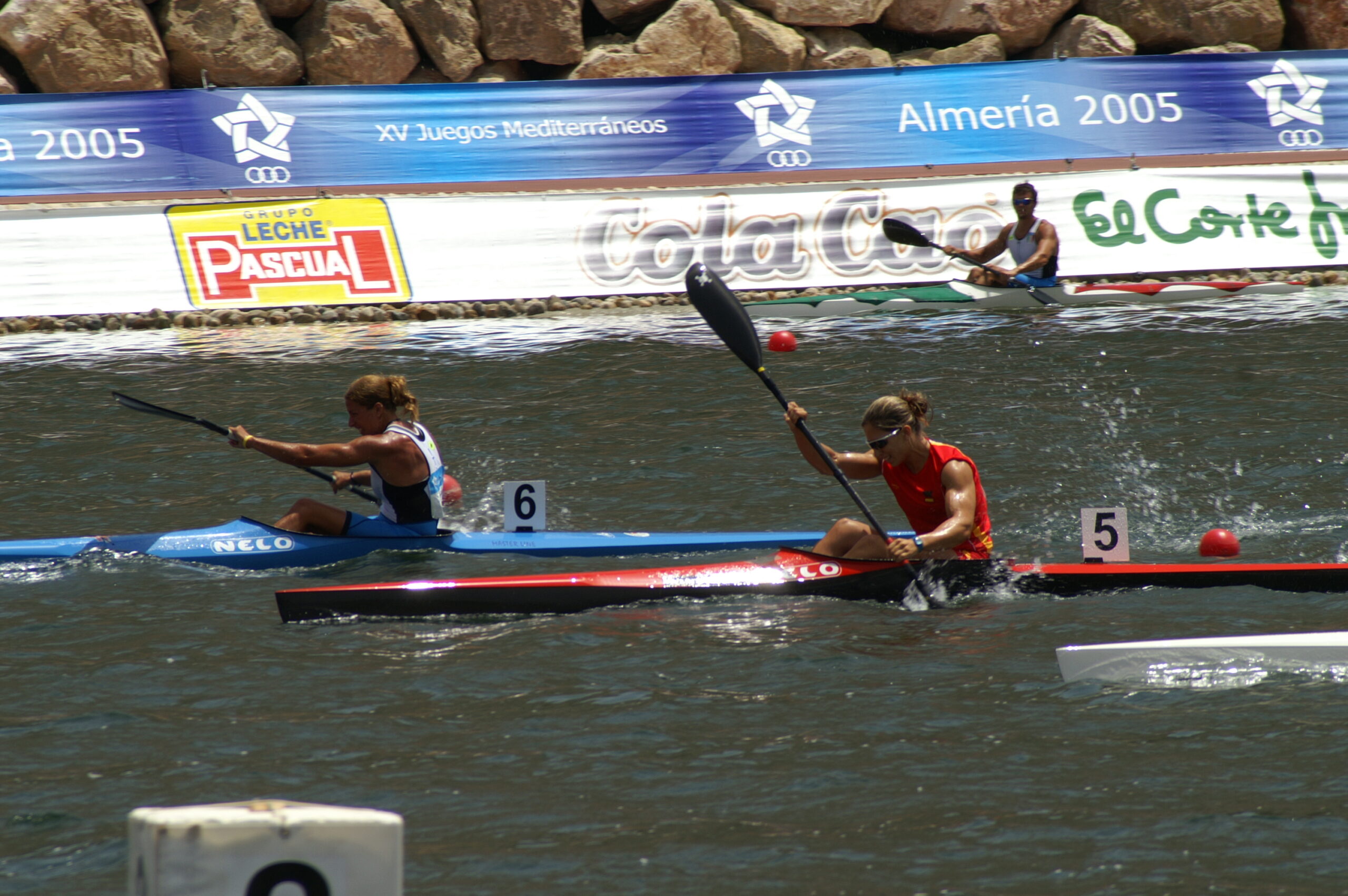 Teresa Portela en los Juegos Mediterráneos de Almería 2005
