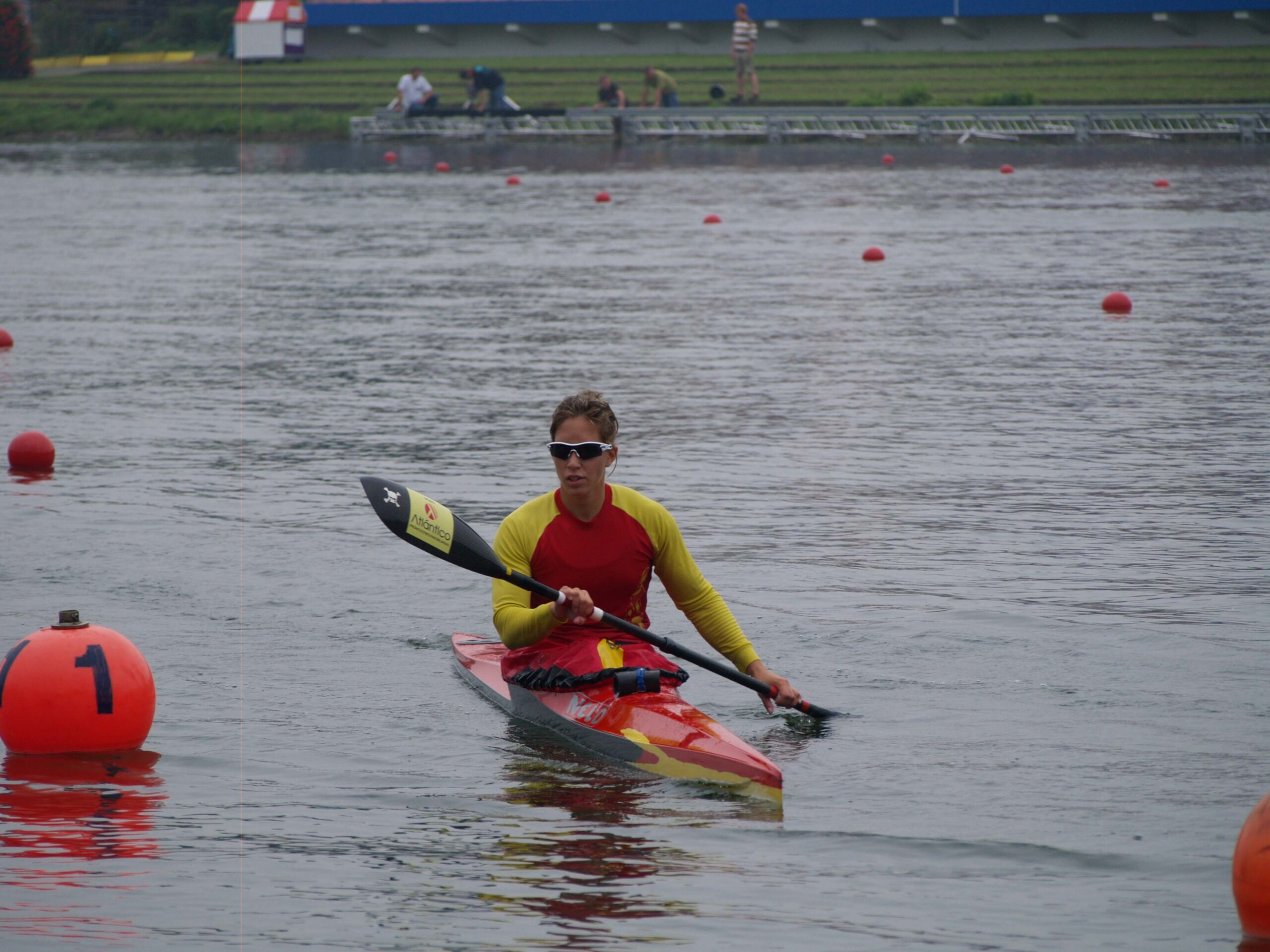 Teresa Portela en el Campeonato del Mundo de Duisburgo 2007