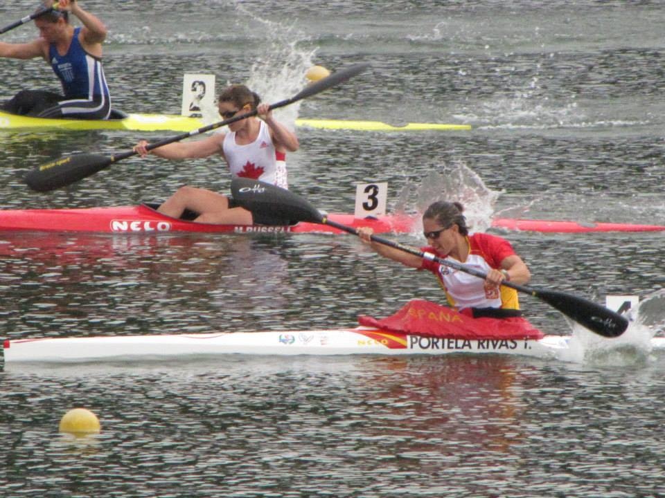 Teresa Portela en el Campeonato del Mundo de Duisburgo 2013