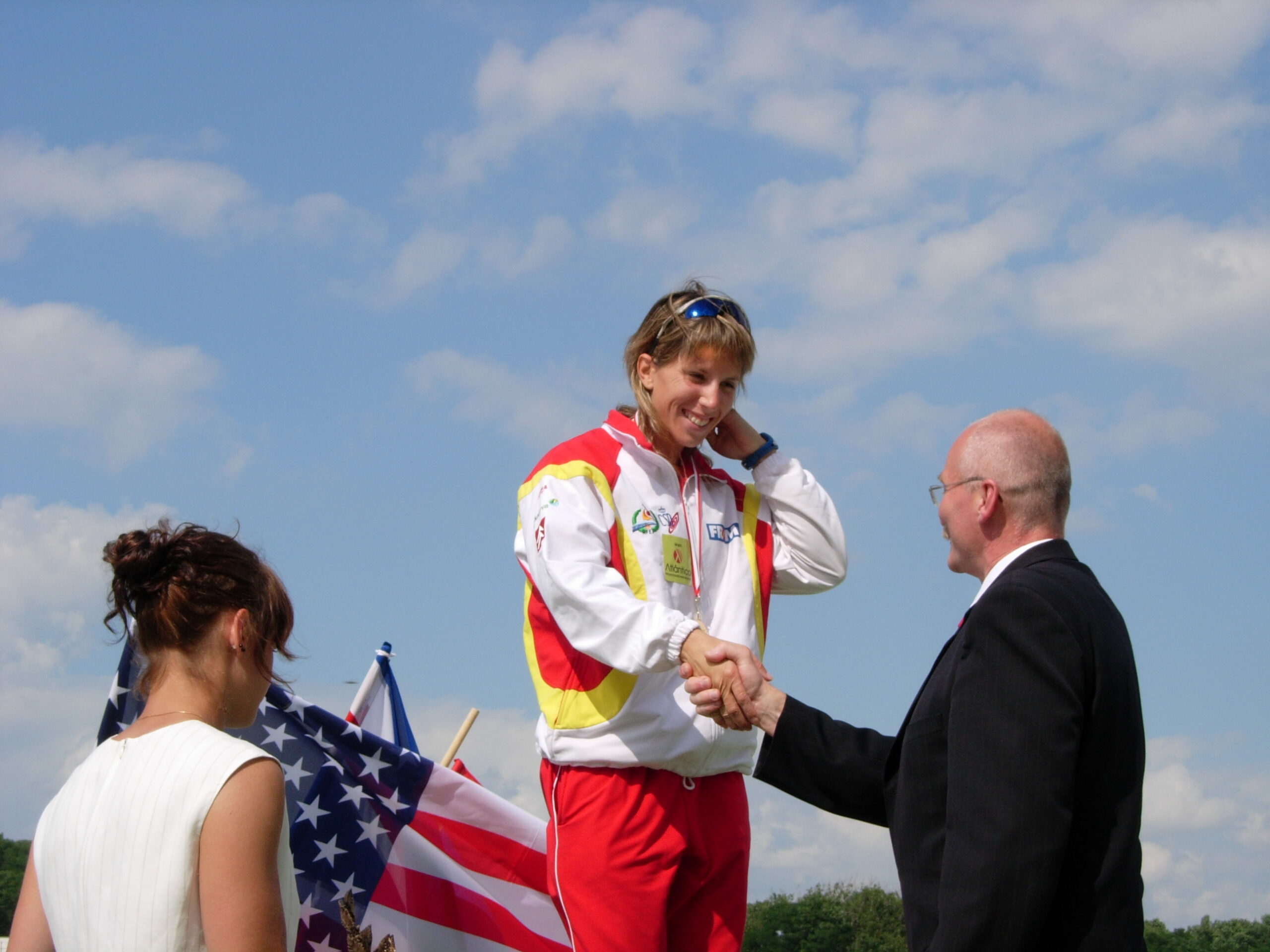 Teresa Portela en una Copa del Mundo celebrada en Polonia