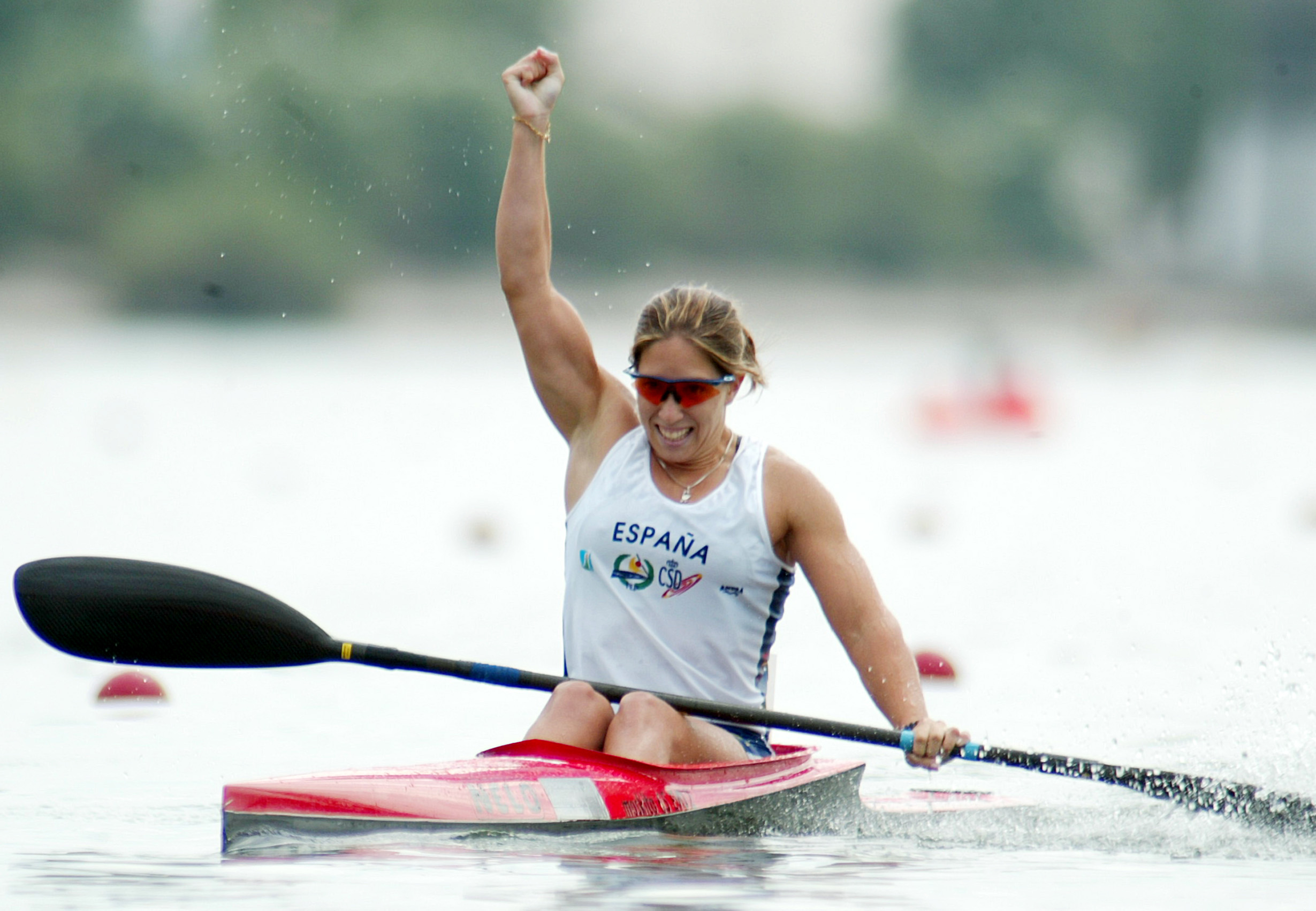 Teresa Portela campeona del mundo en Sevilla 2002