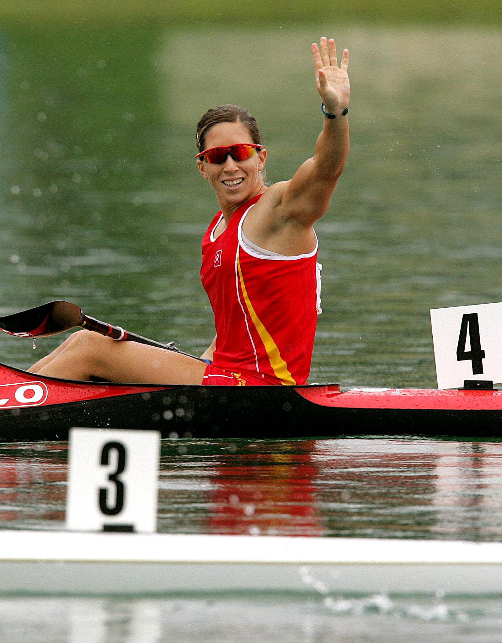 Teresa Portela en el Campeonato del Mundo de Zagreb 2005