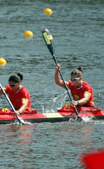 Teresa Portela en la Copa del Mundo de Duisburgo 2007