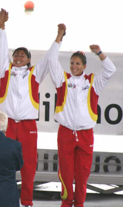 Teresa Portela en el Campeonato de Europa de Milán 2008