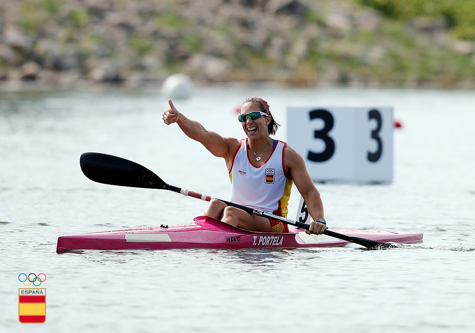 Teresa Portela en los Juegos Mediterráneos de Tarragona 2018