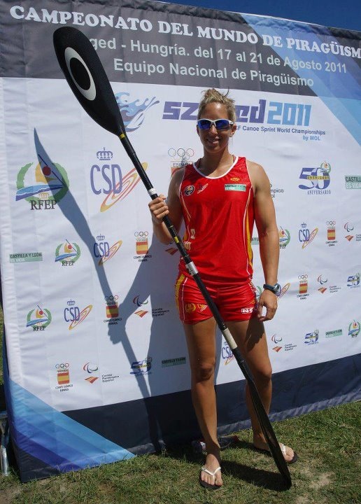 Teresa Portela en el Campeonato del Mundo de Hungría 2011