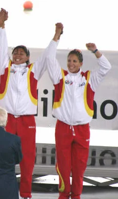 Teresa Portela en el Campeonato de Europa de Milán 2008