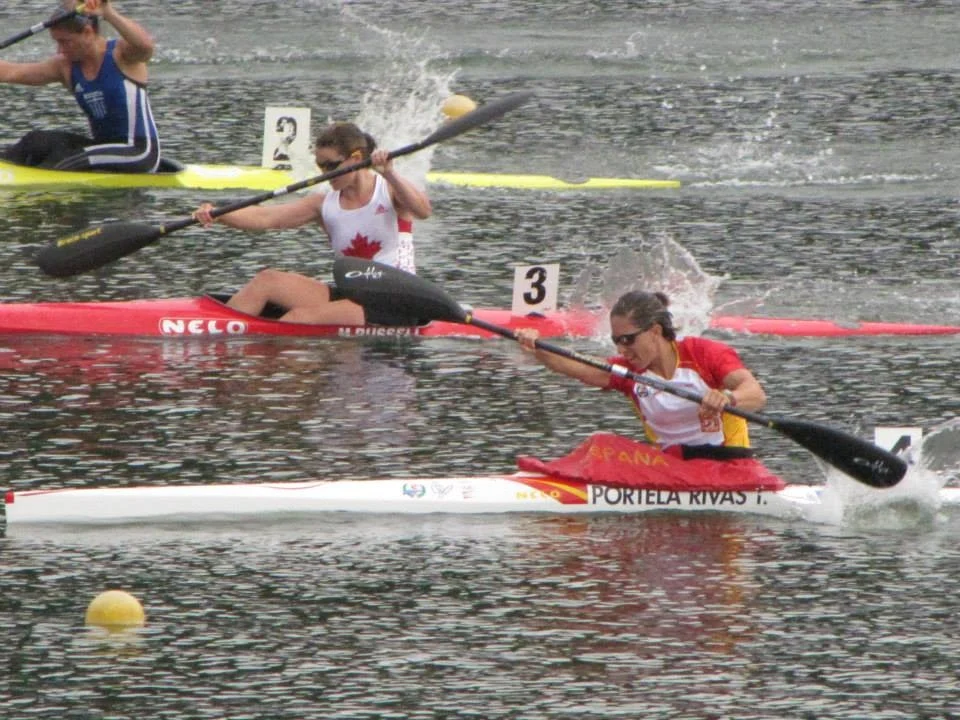 Teresa Portela en el Campeonato del Mundo de Duisburgo 2013